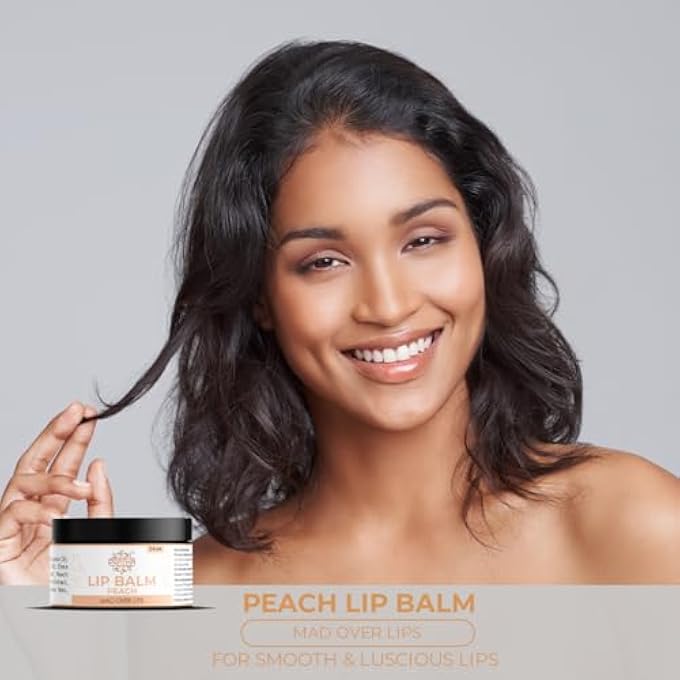 PRATHA NATURAL PEACH LIP BALM, LIP CARE BUTTER - Image 3